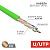 картинка Кабель витая пара U/UTP,  CAT 6, нг(А)-LSLTx,  4х2х0,575мм,  23AWG, INDOOR, SOLID,  зеленый,  305м REXANT от магазина Сантехстрой