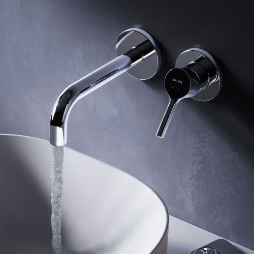 картинка F85B72600 X-Joy S, смеситель д/умывальника, монтируемый в стену, хром, шт. от магазина Сантехстрой
