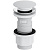 картинка Донный клапан Damixa Option 210600200 click-clack Белый глянцевый от магазина Сантехстрой