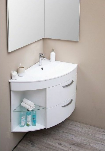 картинка Зеркало De Aqua 184504 Белое от магазина Сантехстрой