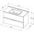 картинка Комплект мебели Aquanet Алвита New 306190 90 дуб веллингтон/белый от магазина Сантехстрой