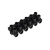 картинка Клеммная колодка винтовая KВ-10 (4-10 мм²),  ток 10 A,  полипропилен черный,  индивидуальная упаковка,  1 шт.  REXANT от магазина Сантехстрой