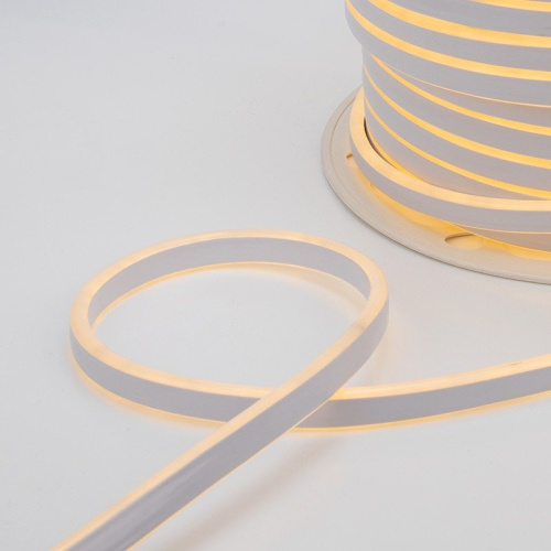 картинка Гибкий неон SMD 8х16мм,  двухсторонний,  24В,  теплый белый,  120 LED/м,  50м NEON-NIGHT от магазина Сантехстрой