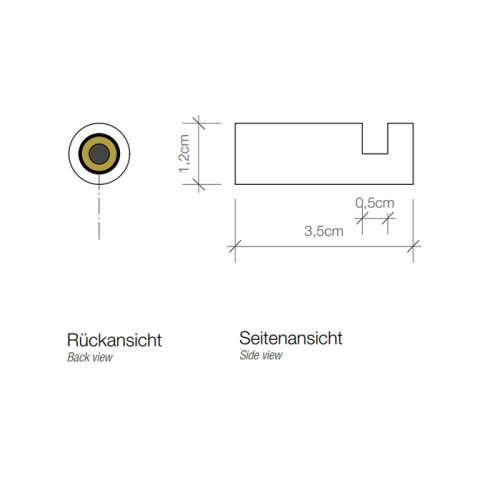 картинка Decor Walther Mikado HAK1 Крючок, цвет: черный матовый от магазина Сантехстрой