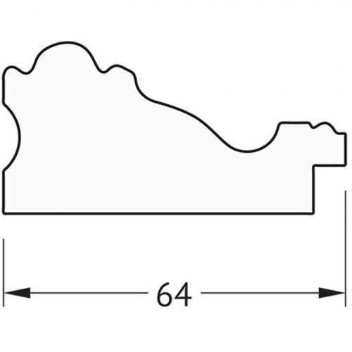 картинка Зеркало Evoform Definite 75х75 BY 3237 в багетной раме - Версаль кракелюр 64 мм от магазина Сантехстрой