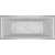 картинка Акриловая ванна Riho Still Square 180x80 B099001005 (BR0100500000000) без гидромассажа от магазина Сантехстрой