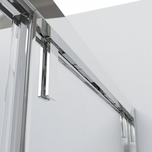 картинка Душевой уголок Lugano VSR-1L1012CLGM-1, 1200*1000, вороненая сталь, стекло прозрачное от магазина Сантехстрой