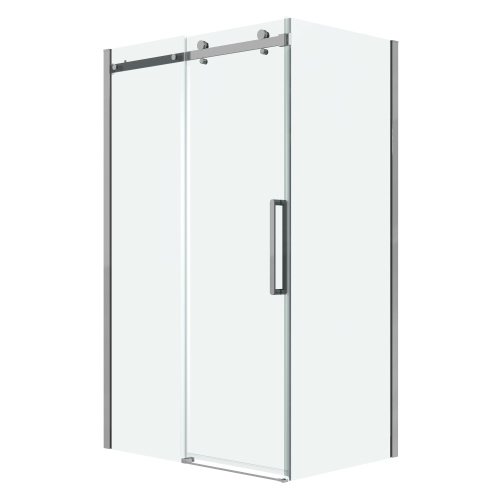 картинка Душевая перегородка 200.K33.04.80.10.00 Classic (80*195) хром, стекло прозрачное, 1 место от магазина Сантехстрой