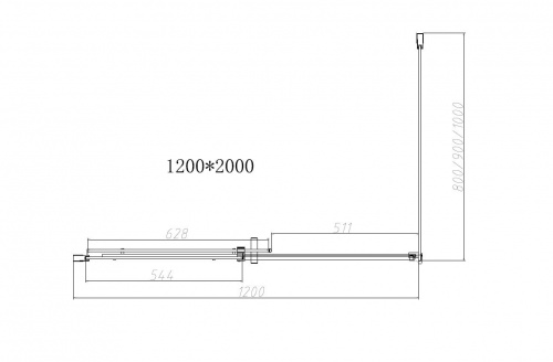 картинка Душевой уголок Vincea vsr-4d8012cl от магазина Сантехстрой