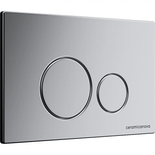 картинка Комплект унитаза с инсталляцией Ceramica Nova Forma CN3009_1001M_1000 с сиденьем Микролифт и клавишей смыва Хром матовый от магазина Сантехстрой