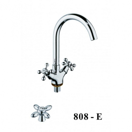 картинка Смеситель для кухни D-Lin D153808-E, хром от магазина Сантехстрой