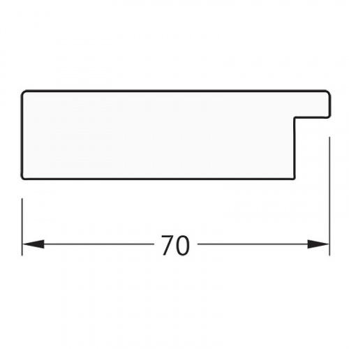картинка Зеркало Evoform Definite 76х76 BY 3243 в багетной раме - Соты алюминий 70 мм от магазина Сантехстрой
