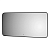 картинка Зеркало Defesto AURA DF 2978RH 120х60 см, с LED-подсветкой, инфракрасный выключатель, теплый белый свет, рама черная от магазина Сантехстрой