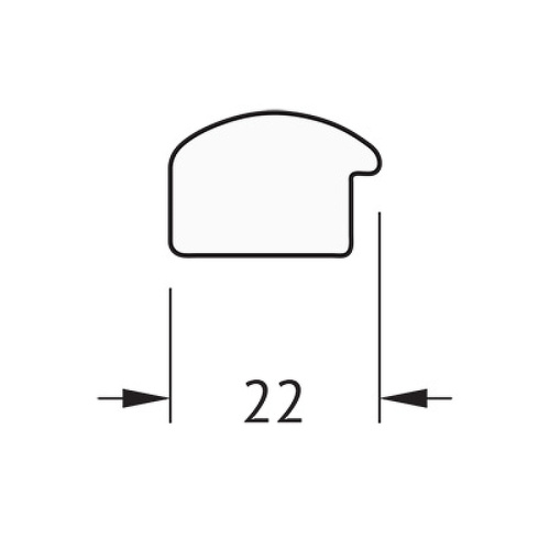 картинка Зеркало Evoform Definite 128х68 BY 0739 в багетной раме - Вишня 22 мм от магазина Сантехстрой