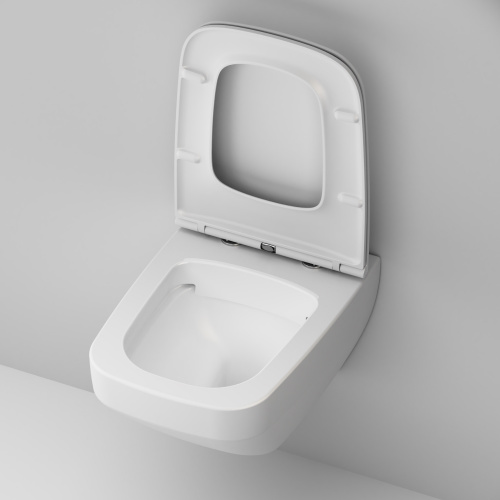 картинка C50A1700MWSC Inspire V2.0 подвесной унитаз FlashClean с сиденьем микролифт, бел мат от магазина Сантехстрой