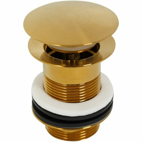 картинка Донный клапан Cezares Eco ECO-SC-BORO Сlick-Сlack Брашированное золото от магазина Сантехстрой