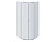 картинка AQ ARI RO 10020BL Душевой уголок 1/4 круга, двери раздвижные 1000x1000x2000, профиль черный, стекло прозрачное от магазина Сантехстрой