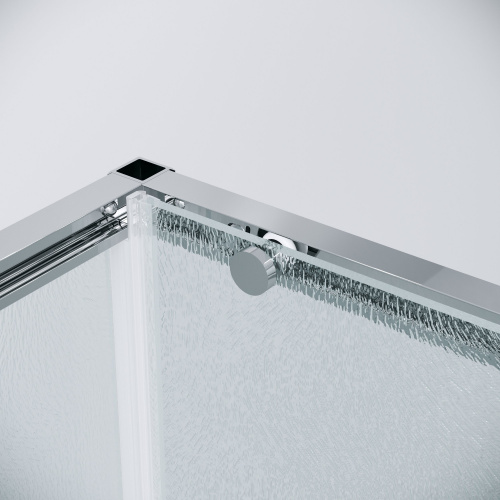 картинка Душевая перегородка 200.K33.01.90.10.02 Galaxy (90*195) хром, стекло шиншилла, 1 место от магазина Сантехстрой