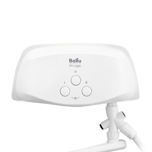 картинка Водонагреватель проточный Ballu 3-Logic TS (3,5 kW) - кран+душ от магазина Сантехстрой