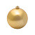 картинка Елочная фигура Шар 20 см,  цвет золотой матовый от магазина Сантехстрой