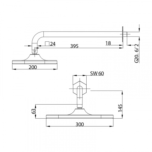 картинка Душевая система Lemark Prizma (LM3922C) от магазина Сантехстрой
