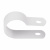 картинка Кабельная скоба под винт REXANT 16 мм,  белая,  упаковка 50 шт. от магазина Сантехстрой