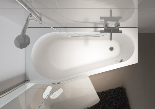 картинка Акриловая ванна Riho Delta 160x80 B068001005 (BB8200500000000) R без гидромассажа от магазина Сантехстрой