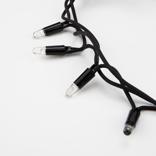 картинка Гирлянда Кластер 10 м,  400 LED,  черный каучук,  IP67, соединяемая,  цвет свечения теплый белый NEON-NIGHT от магазина Сантехстрой