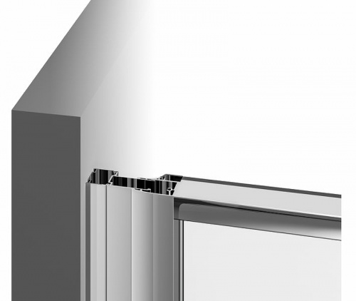 картинка Душевая дверь Ravak Pivot PDOP2-100 03GA0101Z1 профиль Белый ручка Белая стекло Transparent от магазина Сантехстрой