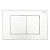 картинка Кнопка смыва Black&White Universe WPI-09533 цвет белый от магазина Сантехстрой