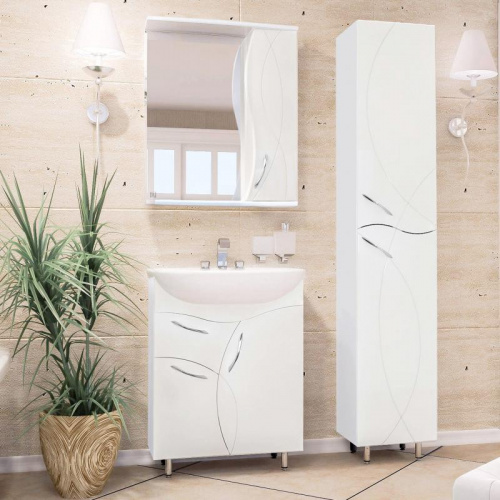 картинка Зеркальный шкаф Style Line лс-00000014 Белый от магазина Сантехстрой