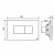 картинка Унитаз Вега серый-мат с OLI 120ECO, кнопка хр/глян от магазина Сантехстрой