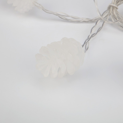 картинка Гирлянда светодиодная Шишки 1,5 м,  10 LED,  прозрачный ПВХ,  цвет свечения теплый белый,  2 х АА (батарейки не в комплекте) NEON-NIGHT от магазина Сантехстрой