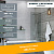 картинка Стеклянная перегородка, ширма на борт ванны Reflexion RX14070CСR-09 140х70см фиксированная, прозрачное закаленное стекло 8мм, хромированный профиль от магазина Сантехстрой