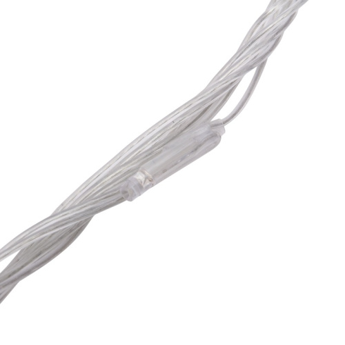 картинка Гирлянда Светодиодный Дождь 2х9м,  эффект водопада,  прозрачный провод,  24В,  диоды БЕЛЫЕ от магазина Сантехстрой