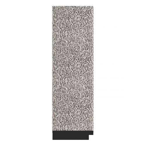 картинка Зеркало настенное Polygon EVOFORM в багетной раме чеканка серебряная, 76х96 см, BY 7188 от магазина Сантехстрой