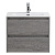 картинка Тумба под раковину подвесная BelBagno KRAFT 39-700/390-2C-SO-CG Cemento Grigio от магазина Сантехстрой