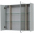 картинка Зеркальный шкаф Aquanet 277544 Серый от магазина Сантехстрой