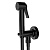 картинка BOSSINI APICE Гигиенический душ в комплекте с держателем с подводом воды и шлангом 1250 мм., цвет черный матовый от магазина Сантехстрой
