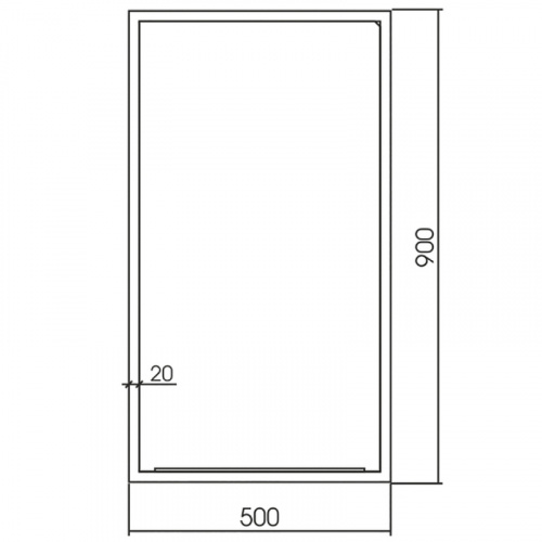 картинка Зеркало Silver mirrors фр-1746 Черное от магазина Сантехстрой