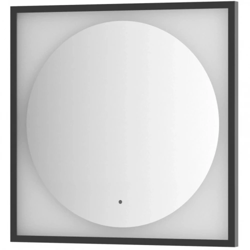 картинка Зеркало 70x70 см черный матовый Defesto Eclipse DF 2232R от магазина Сантехстрой