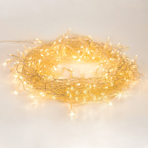 картинка Гирлянда Твинкл-Лайт 20 м,  прозрачный ПВХ,  160 LED,  цвет теплый белый от магазина Сантехстрой