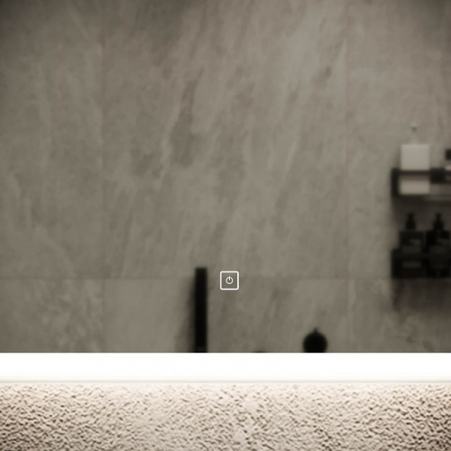 картинка Зеркало Sancos Arcadia 80 AR800 с подсветкой с сенсорным выключателем от магазина Сантехстрой