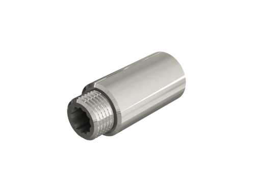 картинка Удлинитель, НВ, 3/4", 3/4", 25, TIN латунь от магазина Сантехстрой