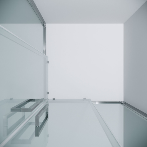 картинка Душ.ограждение 300.K33.02.8080.10.00 Cosmo (80*80*195) квадрат,раздвижная,хром,стекло прозрачное,1м от магазина Сантехстрой