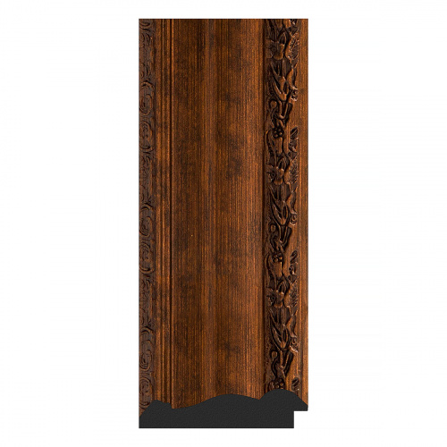 картинка Зеркало настенное Polygon EVOFORM в багетной раме состаренная бронза с орнаментом, 82х102 см, BY 7268 от магазина Сантехстрой