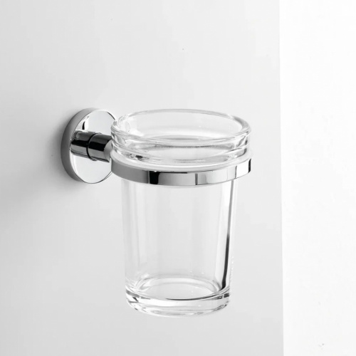 картинка Стакан для зубных щеток Inda One A2410ACR03 Хром от магазина Сантехстрой