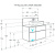 картинка Столешница под раковину Aquaton Мишель 80 с панелью, дуб Рустикальный (1A277003MIDR0) от магазина Сантехстрой