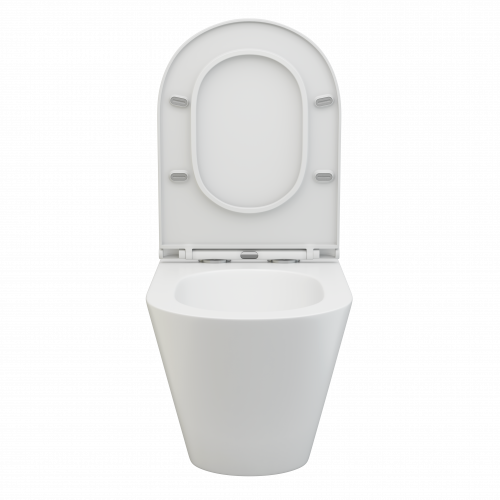 картинка Подвесной унитаз безободковый Terminus Классик 540х365 белый от магазина Сантехстрой