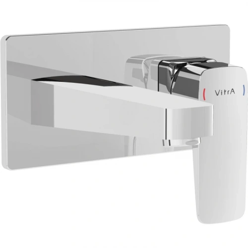 картинка Смеситель для раковины без донного клапана VitrA Root Square A42738EXP от магазина Сантехстрой